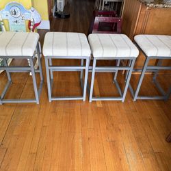 Four Counter Height Stools 