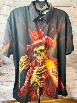 Men’s Halloween Shirt 2XL (New)