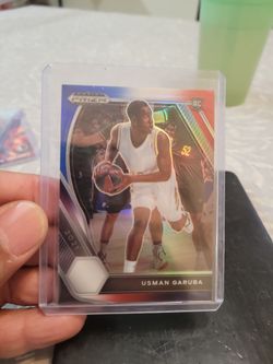 Usman garuba multiple colors draft pick rookie silver prizm basketball card
