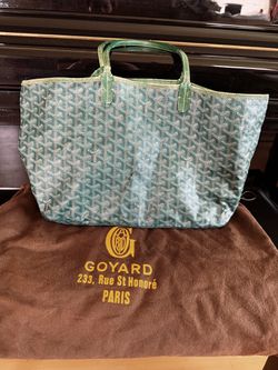 GOYARD Saint Louis PM Coated Canvas Leather Green Women's Tote Bag for Sale  in Shoreline, WA - OfferUp