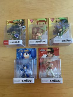 Nintendo Amiibo Collectible Figures