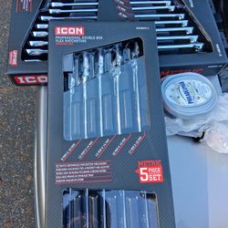 Icon Profesional Double Box  Flex Ratching  Wrench Set