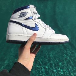 Metallic Navy Jordan 1 