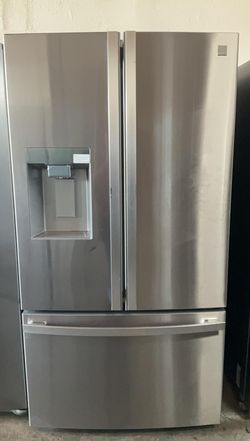 Kenmore 3-Door Stainless Steel Refrigerator Fridge
