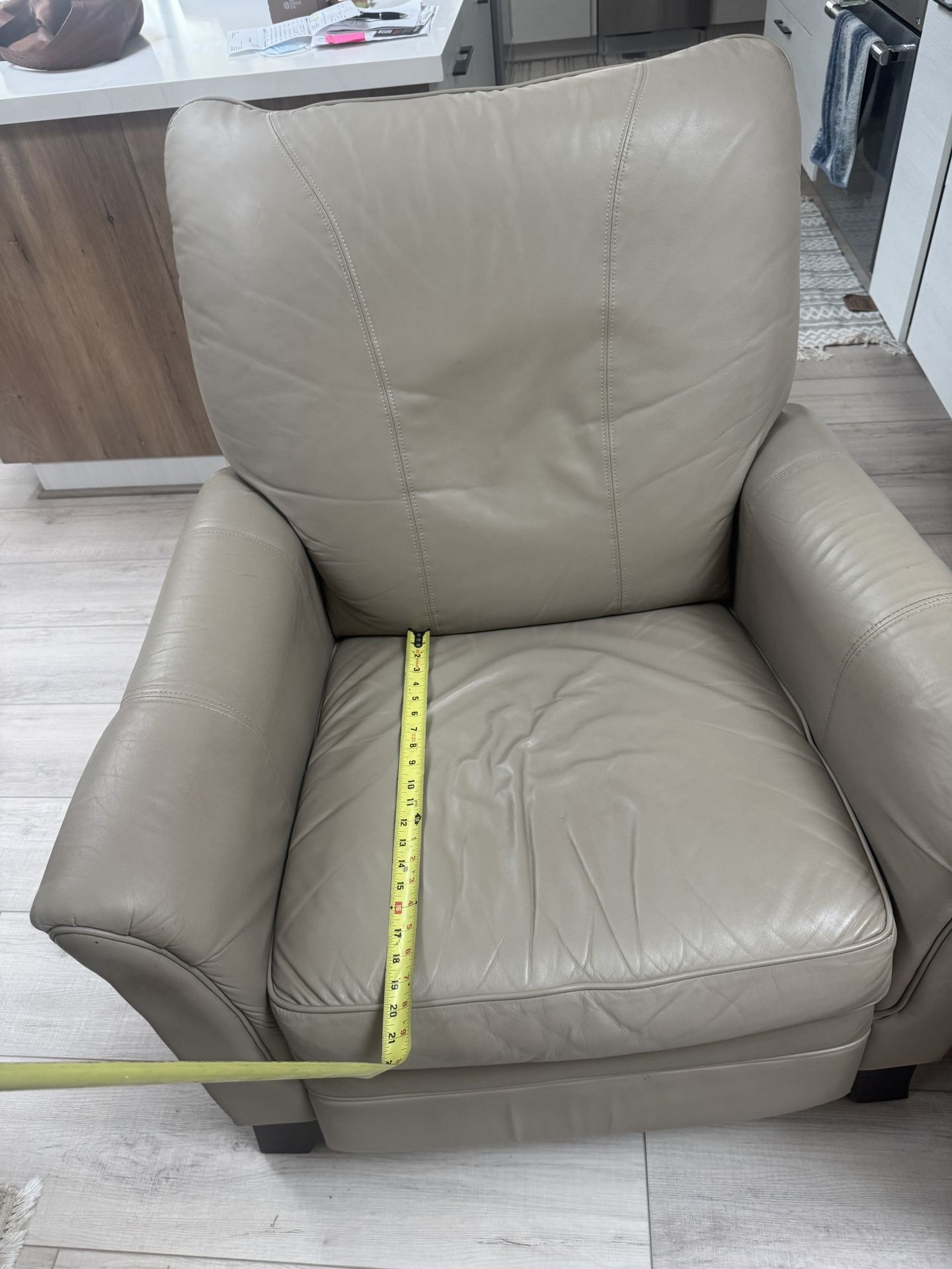 La-Z- Boy real Leather recliner chairs