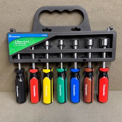 (New) Sears Companion 7-Piece SAE or Metric Nut Driver Sets 30528, 30529