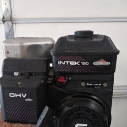 INTEK 190 OHV BRIGGS AND STRATTON. MOTOR