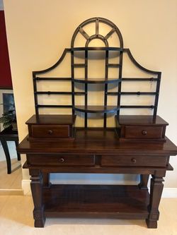 Wood side Cabinet or Buffet Table