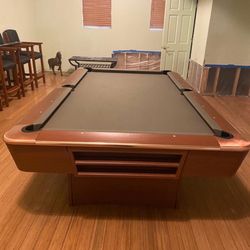 American Heritage Pool Table And Bar Chairs