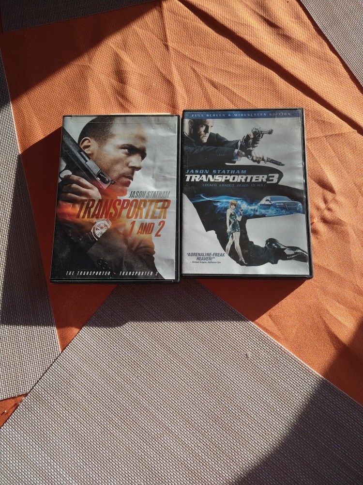 Transporter 1, 2 And 3 On Dvd