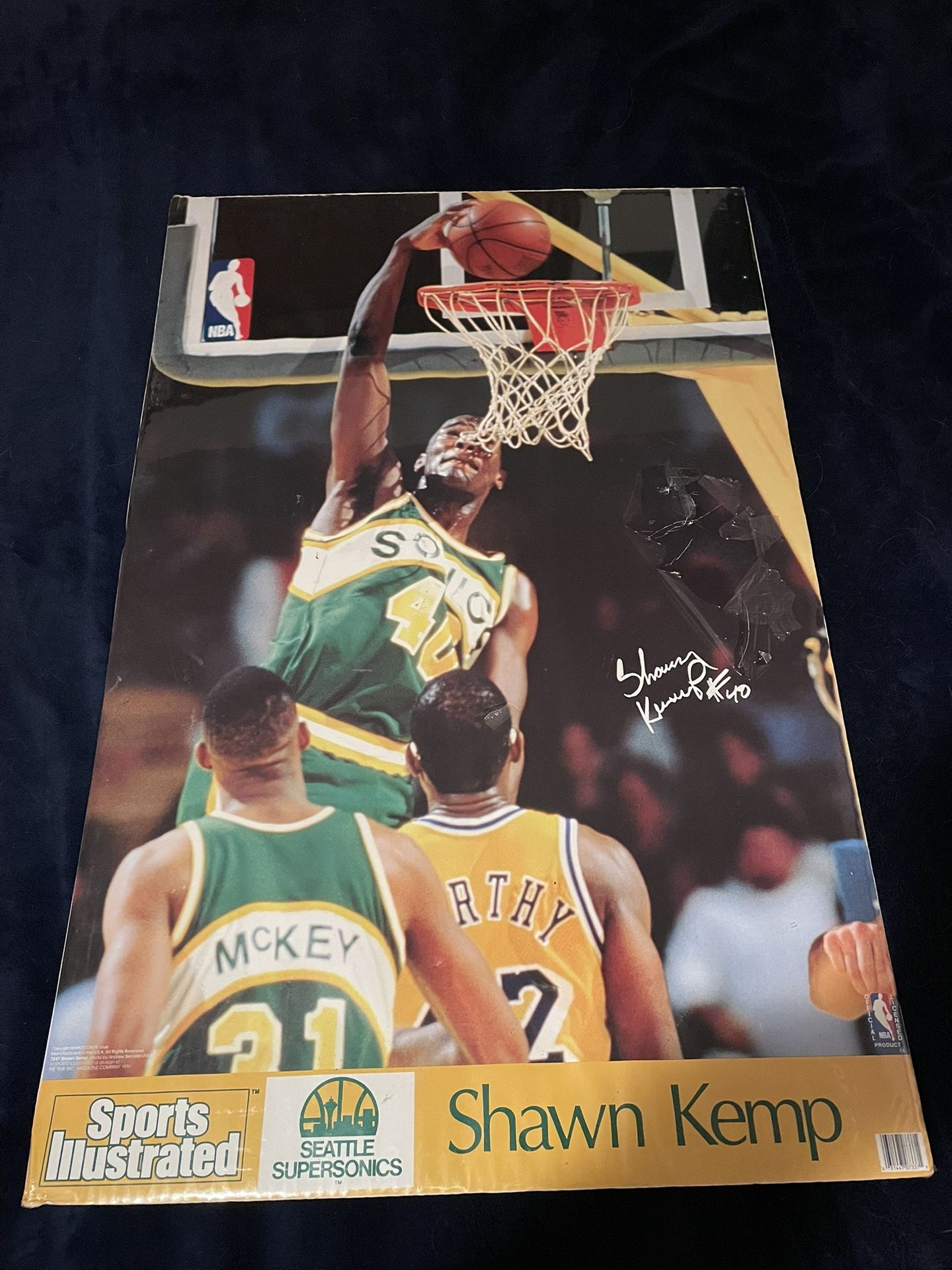 Shawn Kemp Poster Board
