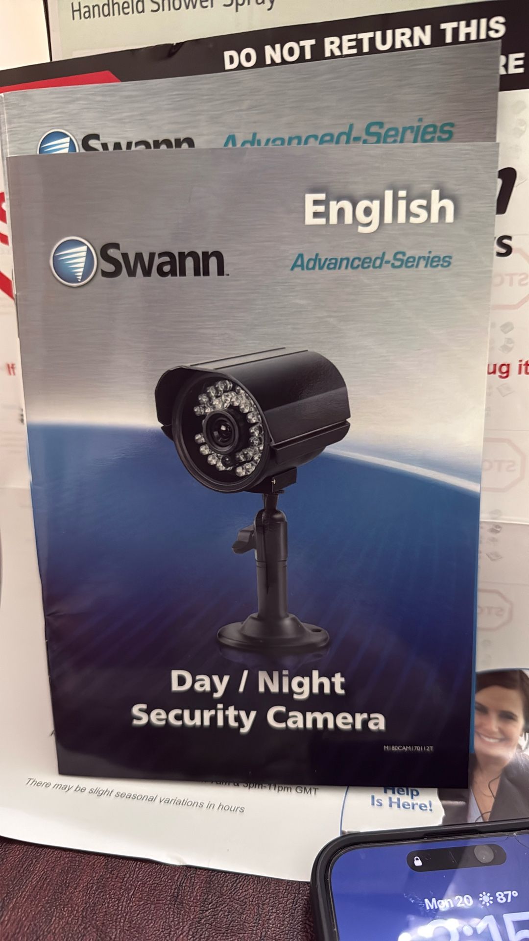 Security Camera, Day And Night