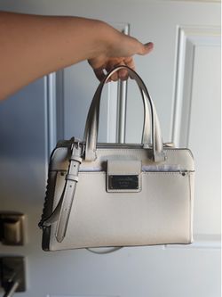 Calvin Klein Saffiano Leather Satchel Bag