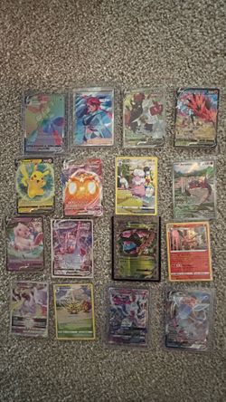 Pokémon Card Lot – Skyla, Scizor VMAX, Charizard, Mewtwo, Sylveon & More