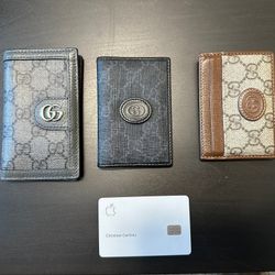 Gucci Card Holders. With Boxes. 100% Authentic 