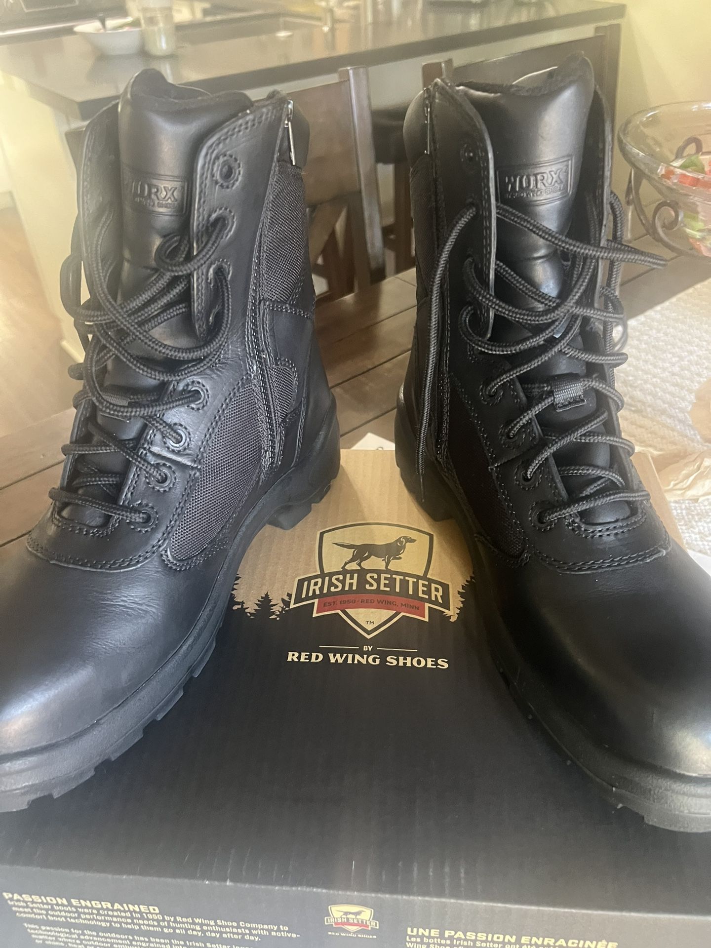 New Red Wing 8” Worx Boots