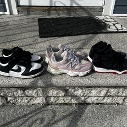 Kids Sneaker Bundle Size 13C – Jordan 11 Velvet Bred, Nike Air, NB 9060