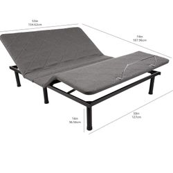 Queen Bed Frame  + Mattress: $150