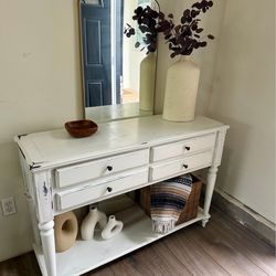 White Accent Table