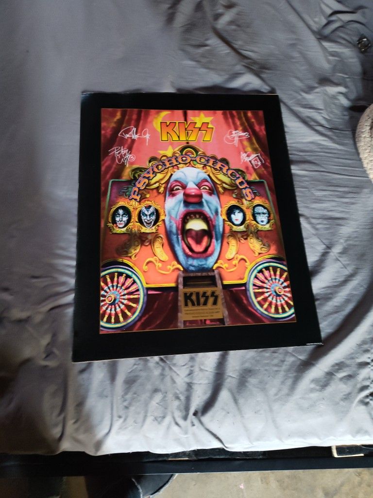 KISS Psycho Circus Signed Lincensed Poster