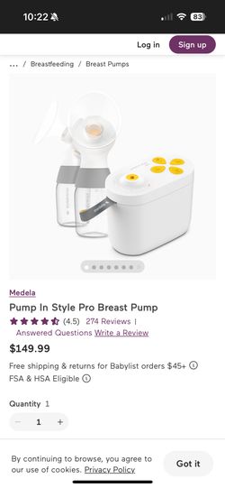 Medela breast pump