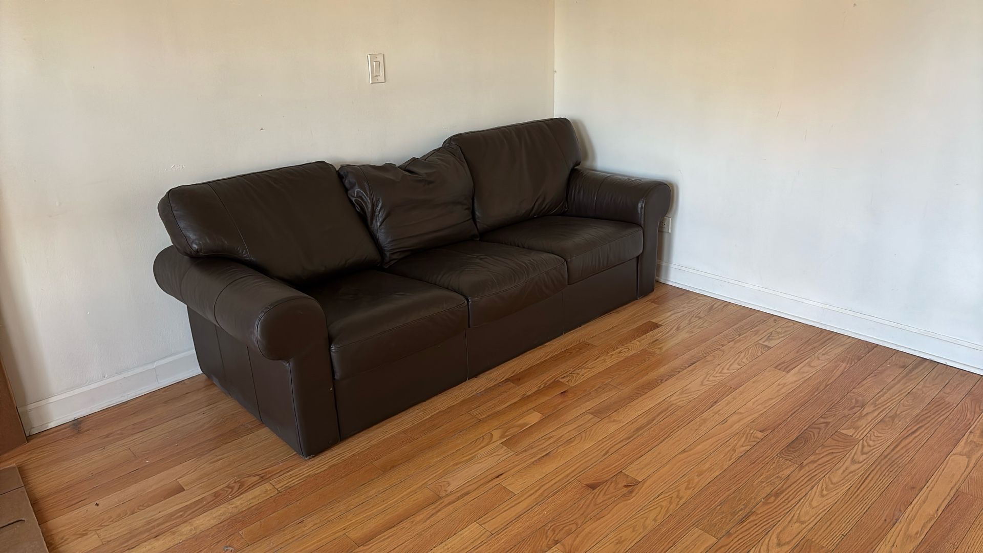 IKEA Extorp Leather 3 Seat Sofa