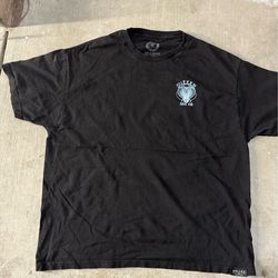 Black Suicide Silence t-shirt with blue snake graphic size XXL