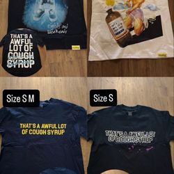 cough syrup shirts 
