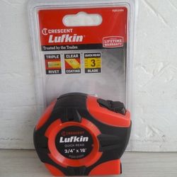 NEW Lufkin 3/4" X 16' Crescent Quick Read Tape Measure Lifetime Warranty 