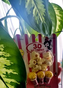 3D Popcorn Erasers