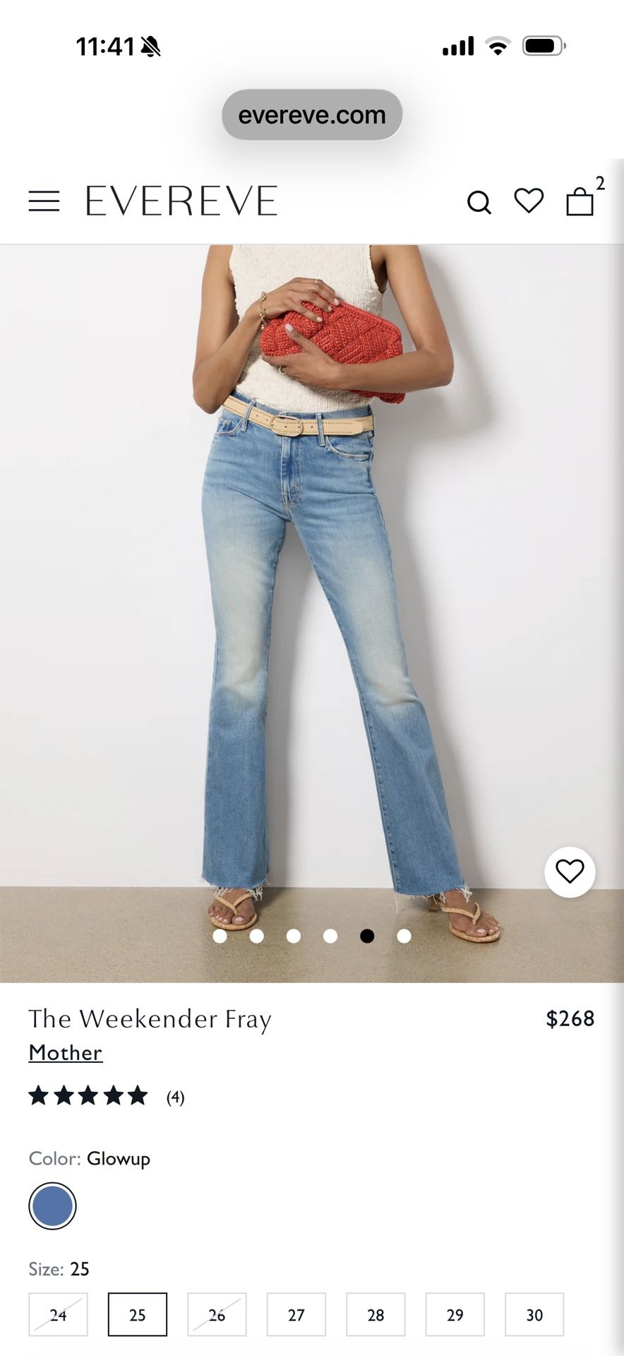 Mother Jeans - The Weekender Fray - 27”