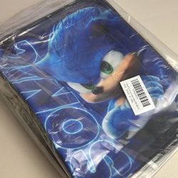 Sonic the hedgehog new in bag, backpack, and matching lunchpail