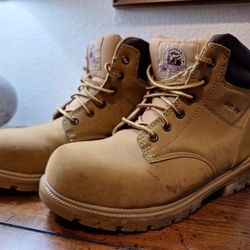 Women’s Brahma Steel Toe Boots Size 8 