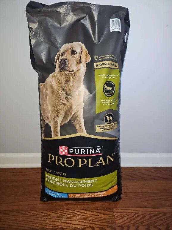 Purina Pro Plan Large Breed Weight Management Chicken Rice Dog Food 34lb