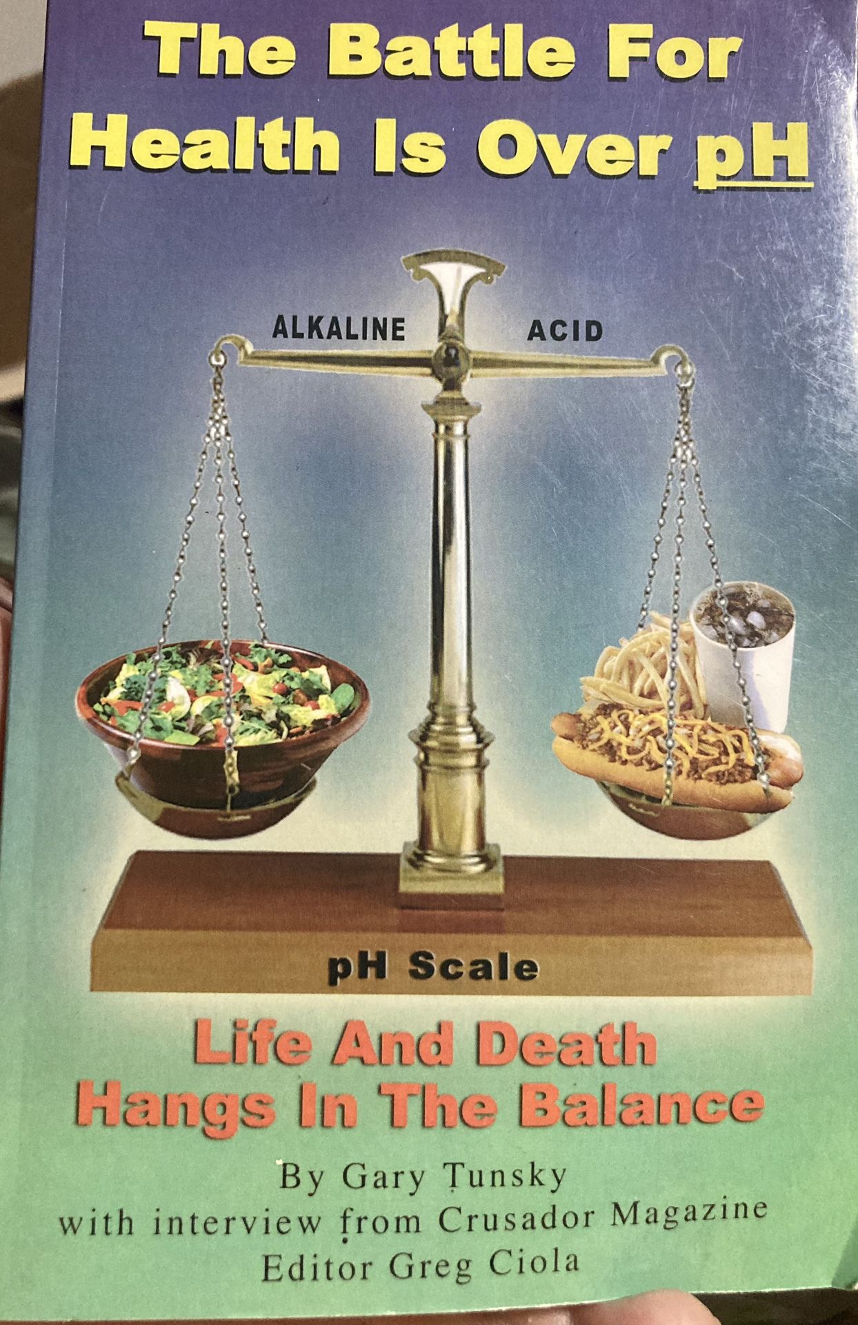 The Battle For Health Is Over Ph Alkaline/Acid