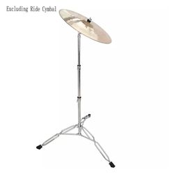 Straight Cymbal Stand Heavy Duty Chrome Double Braced Percussion Tripod
