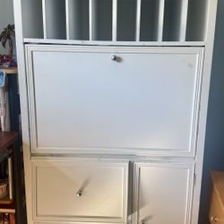 White Secretary Desk
