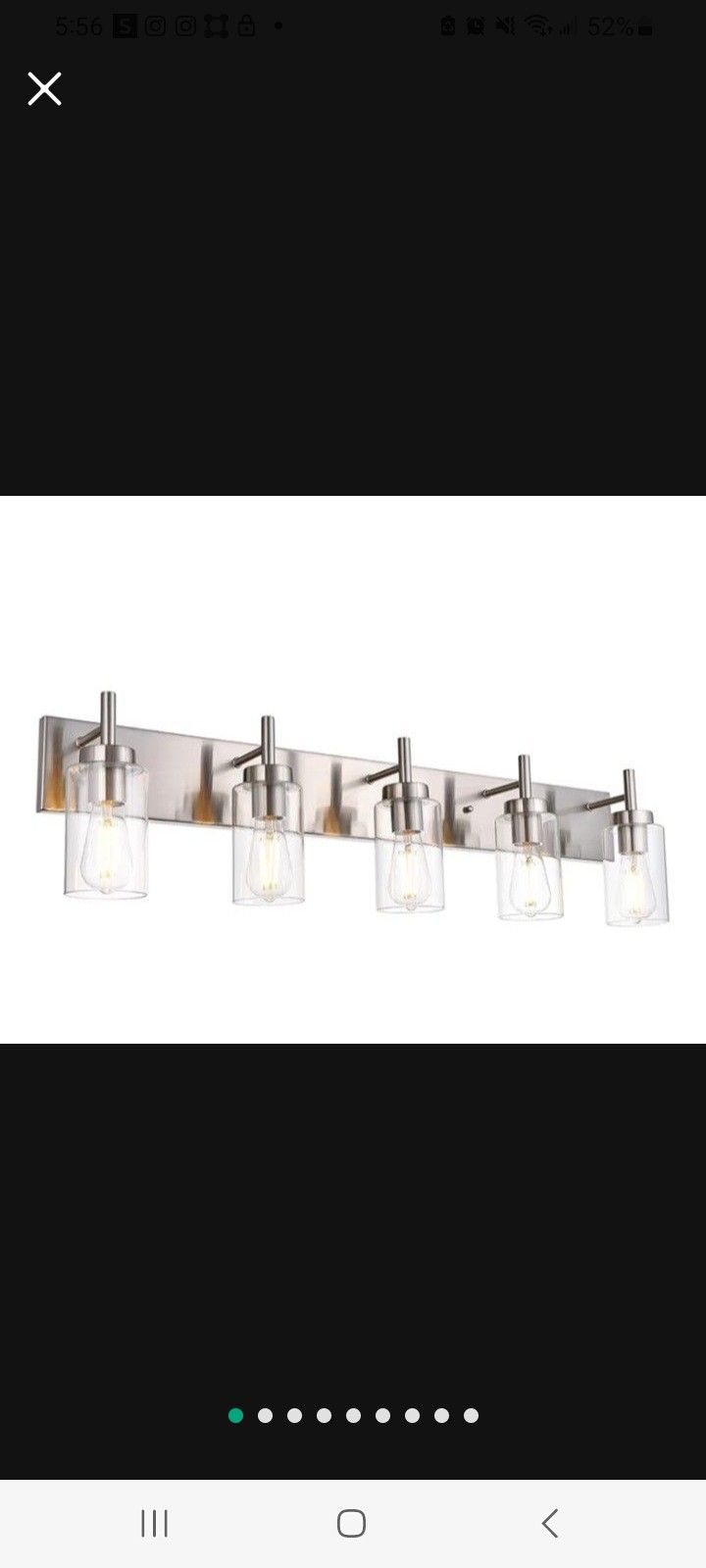 5 Wall Mount Lights  (Vanity Light )