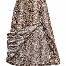 Wild Fable snake print maxi skirt Size M 