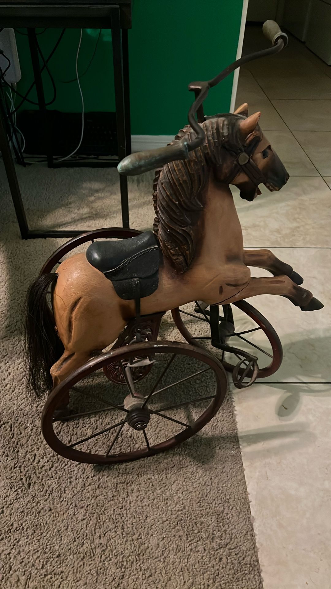 Antique Horse Tricycle