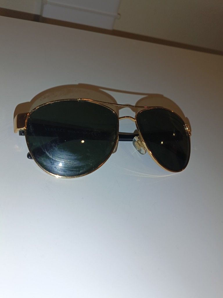 VERSACE  2145 1002/71 Gold Sunglasses 
