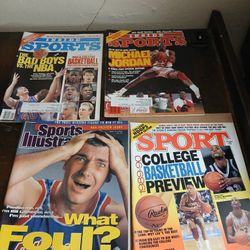 4 Lot Inside Sports Magazines Please Read Full Description