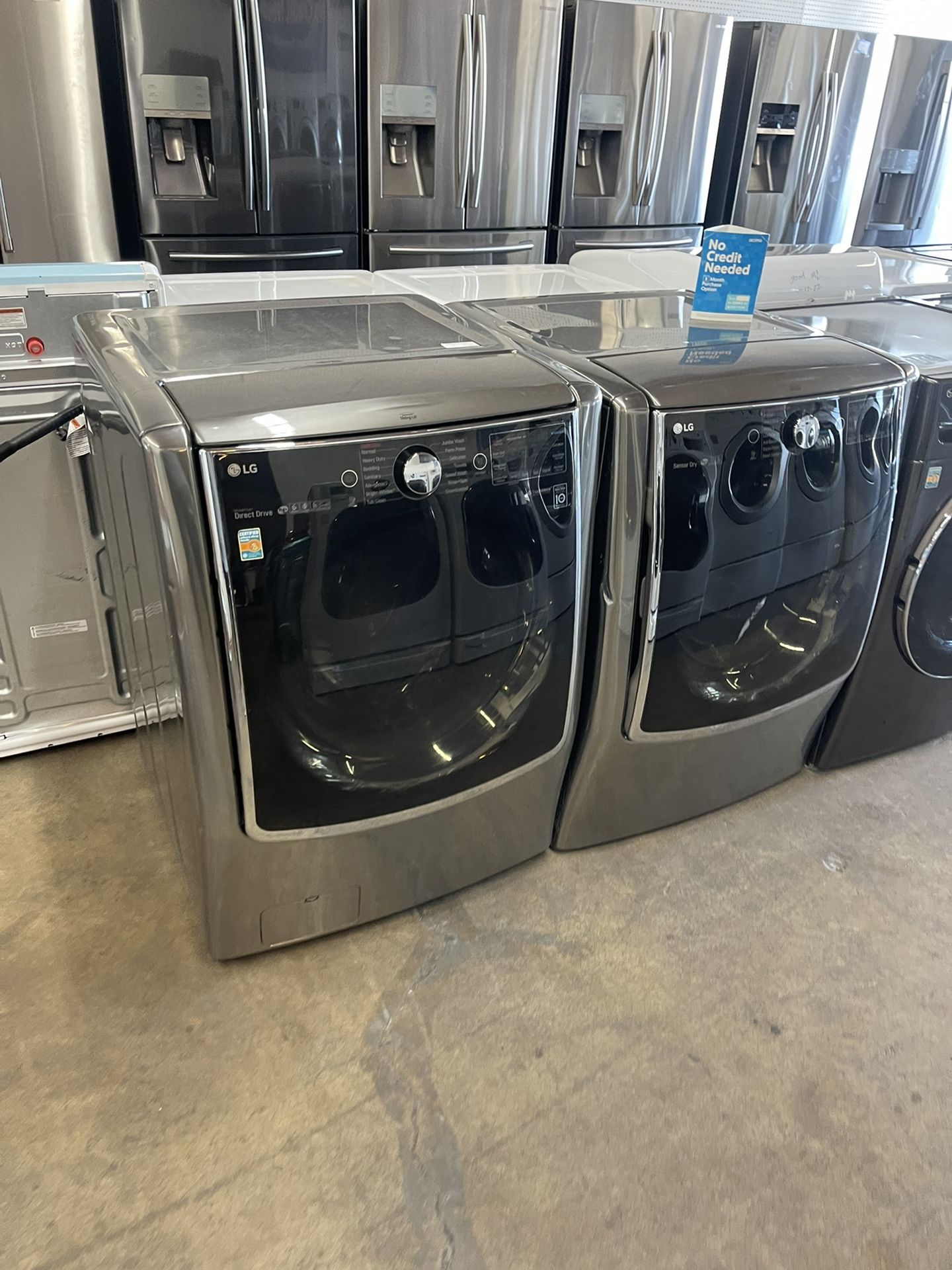 Lg Washe And Gas Dryer