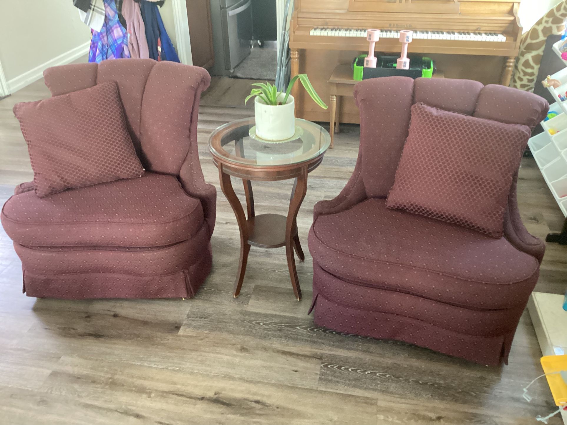 VINTAGE WINGBACK CHAIR -Circa 1950