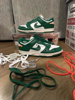 Nike Dunk Low Off-White Pine Green Size 8 2019 CT0856-100