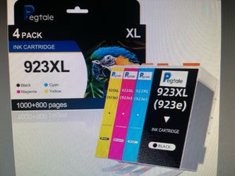 Ink Cartridges, 4-Pack HP-923,  See Both Photos.
