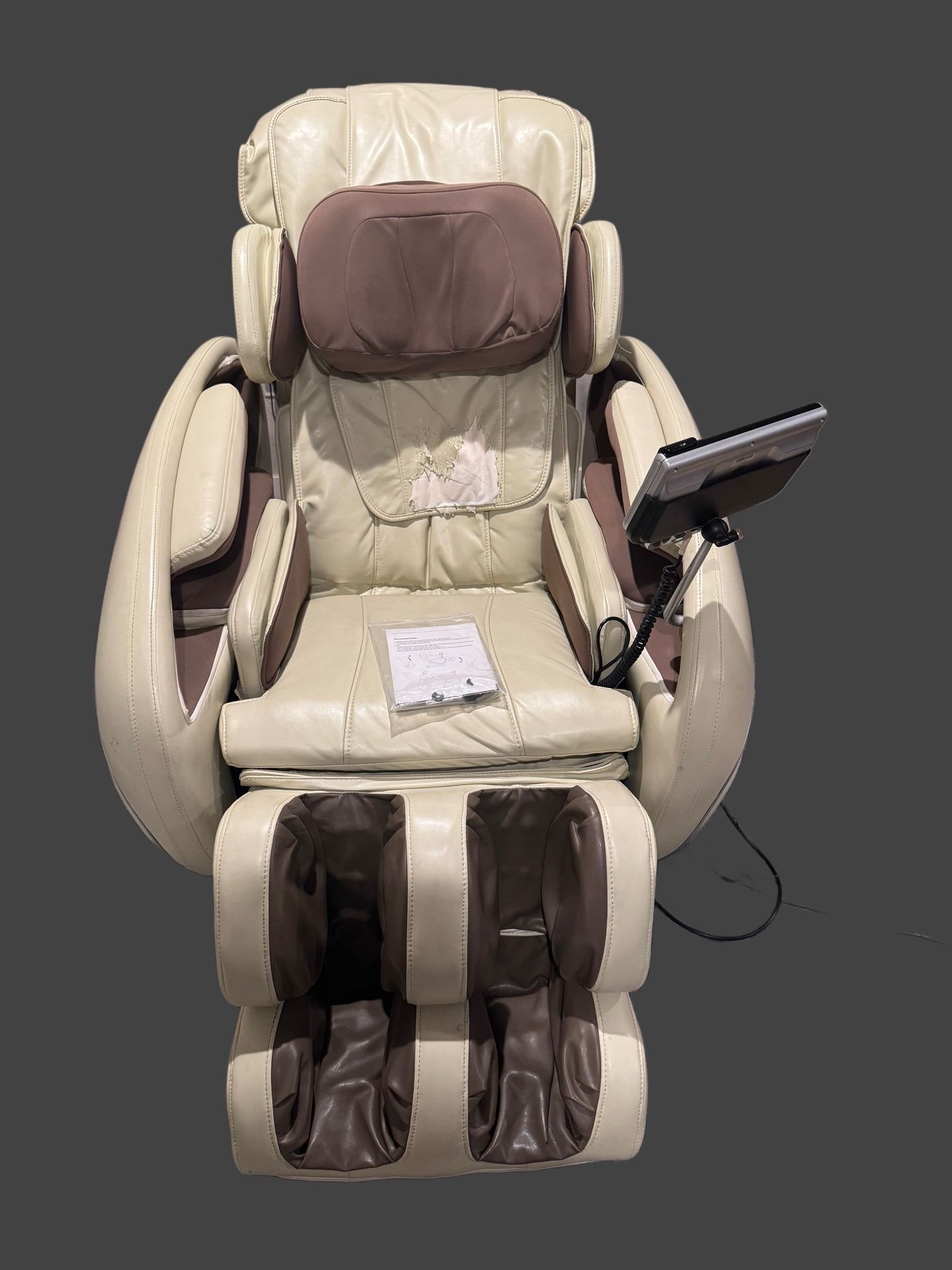 Massage Chair Osaka OS4000 Instruction Manual Included