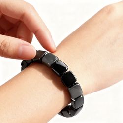 Hematite Black Bracelet Men