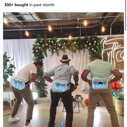 3 Sets Baby Shower Games Bridal Shower Games Funny Activities - Funniest Baby Shower Game Ever, Ice Breakers for Boy or Girl, Ping Pong Twerk Game (Bl