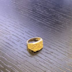 10k Gold Nugget Ring